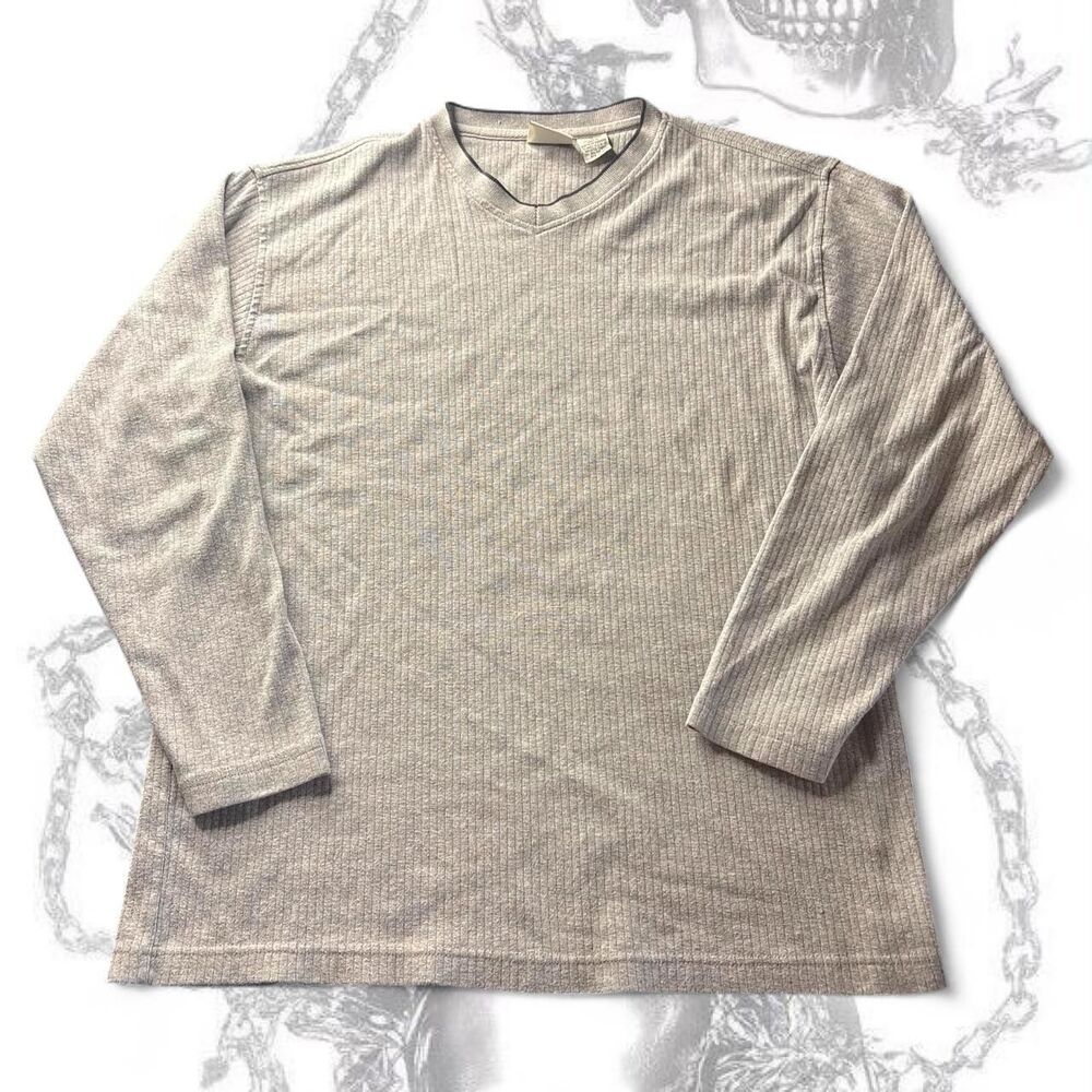 Bugle-boy Men's Grey and Cream Shirt